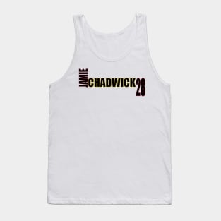 Jamie Chadwick '23 black text Tank Top